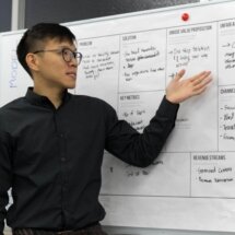 Brian at the helm Brian at the helm